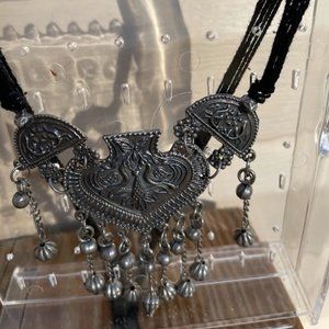 Beautiful Tribal Crest n Chime Pendant Handmade Necklace